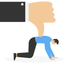 پیش‌نمایش فایل businessman-thumbs-down-to-failing-to-work-9764919 از پک کسب و کار