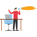 پیش‌نمایش فایل angry-boss-holding-megaphone-and-announcing-9743452 از پک کسب و کار