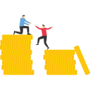 پیش‌نمایش فایل businessman-pulling-team-partner-up-stairs-9743424 از پک کسب و کار