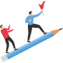پیش‌نمایش فایل business-team-collaboration-leads-to-success-on-pencil-9874283 از پک کسب و کار