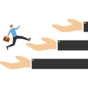 پیش‌نمایش فایل businessman-standing-with-helping-hand-is-ladder-to-success-9874276 از پک کسب و کار
