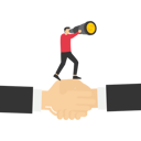 پیش‌نمایش فایل businessmen-handshake-with-leader-finding-money-9874267 از پک کسب و کار