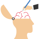پیش‌نمایش فایل drawing-brain-and-adding-ideas-to-head-9874271 از پک کسب و کار