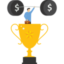 پیش‌نمایش فایل young-employee-is-a-financial-weightlifting-champion-9874292 از پک کسب و کار