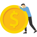 پیش‌نمایش فایل businessman-hugging-his-winnings-9759892 از پک تصویرسازی کسب‌وکار