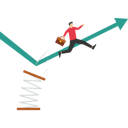 پیش‌نمایش فایل businessman-jumping-from-springboard-9759900 از پک تصویرسازی کسب‌وکار