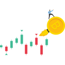 پیش‌نمایش فایل crypto-currency-graph-flying-high-to-the-moon-9759899 از پک تصویرسازی کسب‌وکار