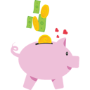 پیش‌نمایش فایل piggy-bank-is-happy-from-the-large-savings-9759911 از پک تصویرسازی کسب‌وکار