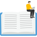 پیش‌نمایش فایل businessman-sitting-on-a-big-book-9794876 از پک کسب و کار