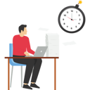 پیش‌نمایش فایل a-lot-of-work-to-do-is-a-race-against-time-9815407 از پک کسب و کار