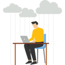 پیش‌نمایش فایل businessman-without-umbrella-to-protect-the-rain-9815430 از پک کسب و کار