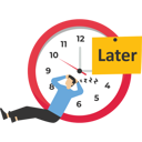 پیش‌نمایش فایل procrastination-do-it-later-10504935 از پک کسب و کار