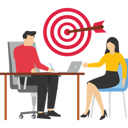 پیش‌نمایش فایل businessman-with-business-target-10771299 از پک کسب و کار