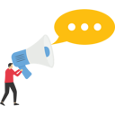 پیش‌نمایش فایل business-people-announcing-loud-message-through-megaphone-11041763 از پک کسب و کار