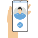 پیش‌نمایش فایل authentication-by-facial-recognition-11104762 از پک تصویرسازی کسب‌وکار