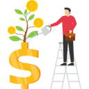 پیش‌نمایش فایل man-watering-investment-11263913 از پک کسب و کار