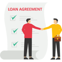 پیش‌نمایش فایل loan-agreement-borrow-money-from-bank-11198250 از پک کسب و کار