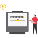 پیش‌نمایش فایل man-monitoring-private-electricity-meter-and-calculating-household-utility-bill-11299944 از پک کسب و کار
