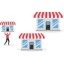 پیش‌نمایش فایل businessman-looks-at-different-house-for-purchase-11974042 از پک کسب و کار