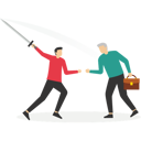 پیش‌نمایش فایل young-man-and-old-man-fighting-for-work-11991439 از پک کسب و کار