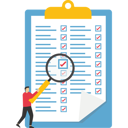 پیش‌نمایش فایل businessman-with-magnifier-inspect-document-11984480 از پک تصویرسازی کسب‌وکار