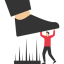 پیش‌نمایش فایل confidence-businessman-hero-protect-from-slippery-11984491 از پک تصویرسازی کسب‌وکار