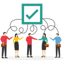 پیش‌نمایش فایل business-people-think-about-agreement-to-deliver-12093161 از پک کسب و کار
