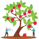 پیش‌نمایش فایل businessman-picking-apples-from-tree-idea-12093181 از پک کسب و کار