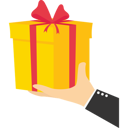 پیش‌نمایش فایل bonus-prize-big-hand-gives-a-gift-box-vector-12122772 از پک کسب و کار