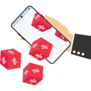 پیش‌نمایش فایل cube-block-with-percentage-fall-from-smartphone-12122757 از پک کسب و کار