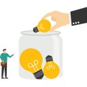 پیش‌نمایش فایل businessman-collect-lightbulb-idea-into-glass-jar-12135003 از پک کسب و کار