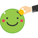 پیش‌نمایش فایل businessman-hand-put-coin-on-smile-emoji-12134997 از پک کسب و کار