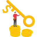 پیش‌نمایش فایل businessman-holding-key-to-financial-success-12135012 از پک کسب و کار