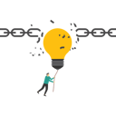پیش‌نمایش فایل businessman-entrepreneur-flying-with-lightbulb-idea-12152940 از پک کسب و کار