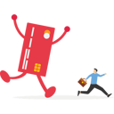پیش‌نمایش فایل businessman-heavy-debtor-loan-credit-card-12152922 از پک کسب و کار