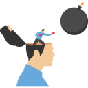 پیش‌نمایش فایل businessman-pushing-stress-bomb-down-from-head-12227202 از پک کسب و کار