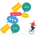 پیش‌نمایش فایل businessman-with-bicycle-running-away-from-away-from-collapsing-stack-of-messages-and-spam-12227220 از پک کسب و کار
