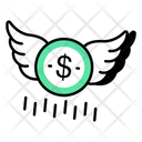 پیش‌نمایش فایل flying-money-8591624 از پک کسب و کار و مالی