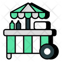 پیش‌نمایش فایل food-cart-9405356 از پک فست فود و سبزیجات