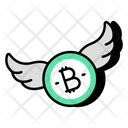 پیش‌نمایش فایل flying-bitcoin-9424813 از پک بیت کوین و رمزارز