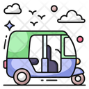 پیش‌نمایش فایل rickshaw-10378735 از پک سفر و حمل ونقل