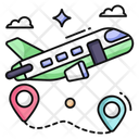 پیش‌نمایش فایل track-flight-10378726 از پک سفر و حمل ونقل