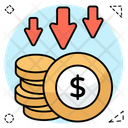 پیش‌نمایش فایل dollar-value-down-11074716 از پک کسب و کار