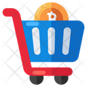 پیش‌نمایش فایل bitcoin-shopping-cart-11094265 از پک بیت کوین و رمزارز