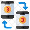 پیش‌نمایش فایل mobile-bitcoin-transfer-11094263 از پک بیت کوین و رمزارز
