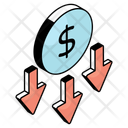 پیش‌نمایش فایل dollar-decrease-12720530 از پک کسب و کار و دفتر