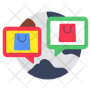 پیش‌نمایش فایل global-shopping-chat-12702085 از پک خرید و تجارت الکترونیک