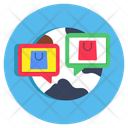 پیش‌نمایش فایل global-shopping-chat-12701955 از پک خرید و تجارت الکترونیک