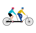 پیش‌نمایش فایل couple-riding-bicycle-3168398 از پک افراد در حال دوچرخه سواری