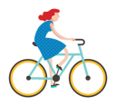 پیش‌نمایش فایل girl-riding-on-bicycle-3168393 از پک افراد در حال دوچرخه سواری